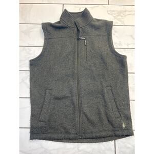 SmartWool Hudson Trail Fleece Vest - L darker green